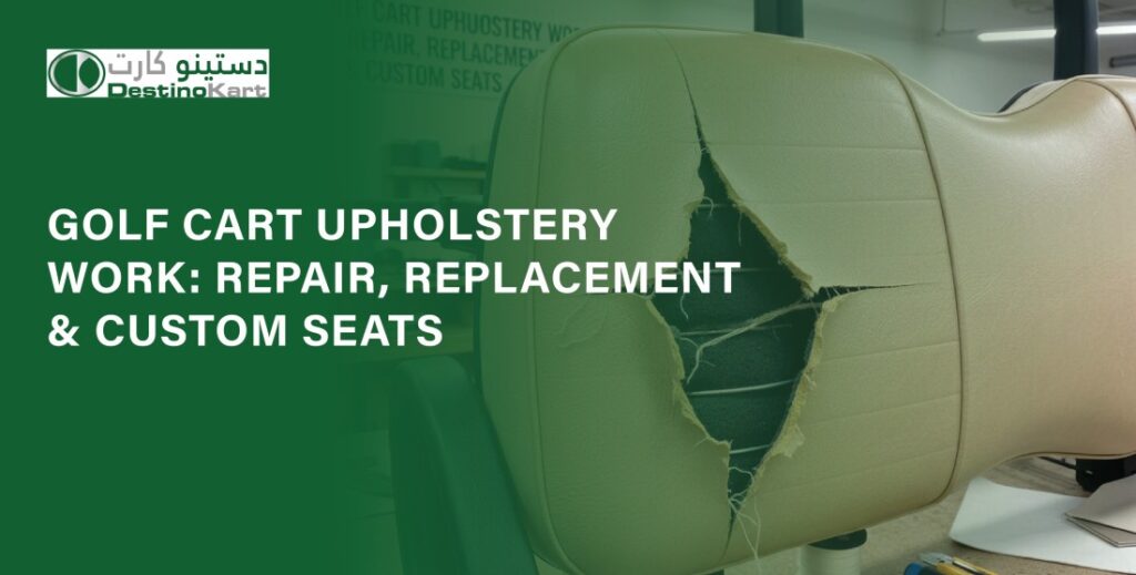 Golf Cart Upholstery Work